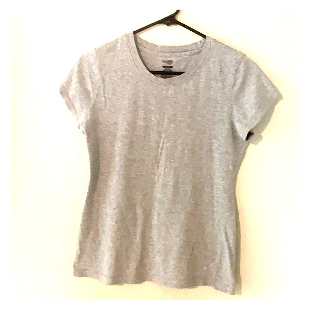 Basic gray short sleeve tee